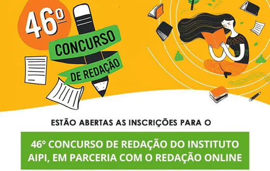 Instituto AIPI prorroga inscrições para 46º Concurso de Redação