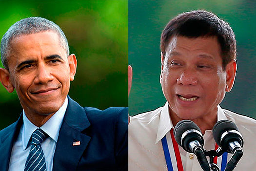 Presidente das Filipinas lamentou “ataque pessoal” a Obama