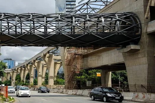 Marginal Pinheiros terá trecho bloqueado para obras da Linha 17-Ouro