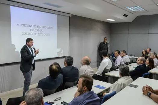 Prefeito Orlando Morando apresenta projeto para empresários