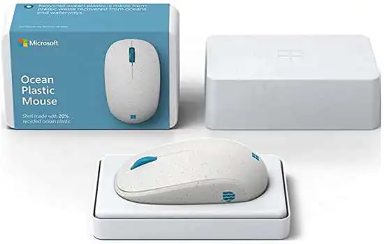 Microsoft anuncia no Brasil primeiro mouse feito com plásticos encontrados no oceano