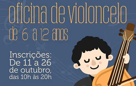 Escola Municipal de Música abre inscrições para Oficina de Violoncelo