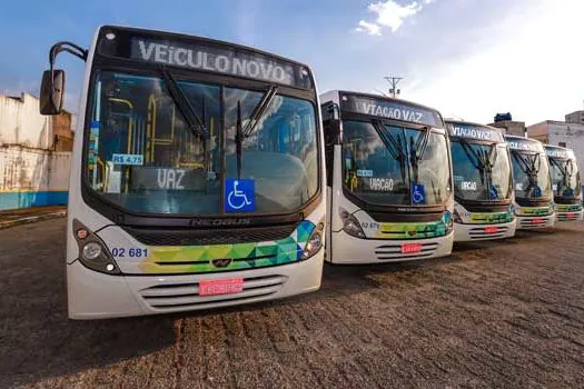 Mais cinco novos ônibus começam a circular em Santo André