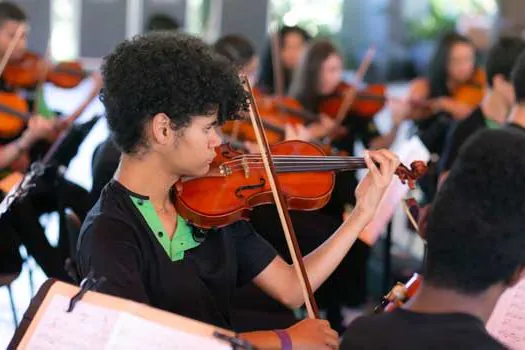 Orquestra de Cordas Infantojuvenil do Guri se apresenta na Casa-Museu Ema Klabin