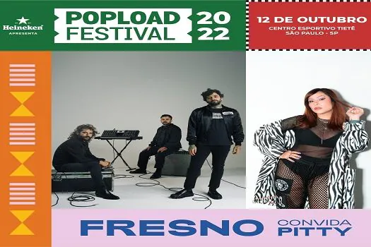 POPLOAD Festival anuncia show da Fresno com a participação de Pitty