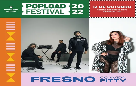 POPLOAD Festival anuncia show da Fresno com a participação de Pitty