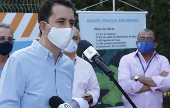 Sabesp inicia obra para levar água às torneiras de moradores do Parque Andreense