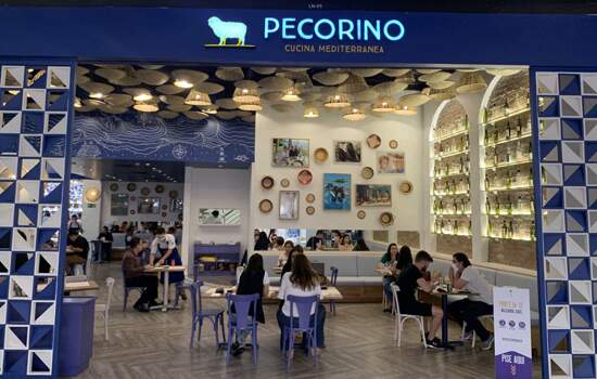 Shopping Metrópole abre restaurante Pecorino Mediterrâneo