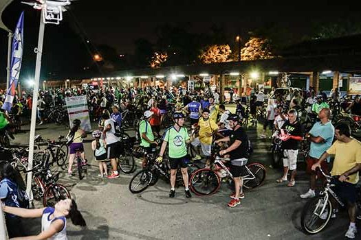 Pedal Noturno comemora um ano com recorde de participantes