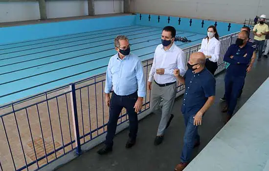 Obras de modernização da piscina olímpica do Pedro Dell’Antonia chegam à fase final