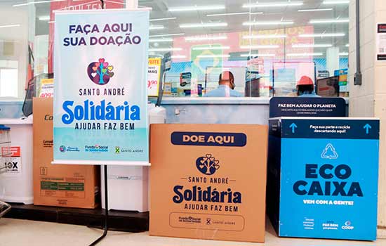 Santo André Solidária amplia locais para receber doações