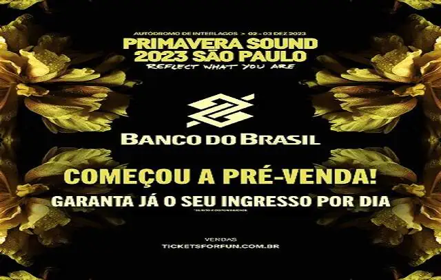 Primavera Sound São Paulo inicia pré-venda Banco do Brasil de ingressos DIA