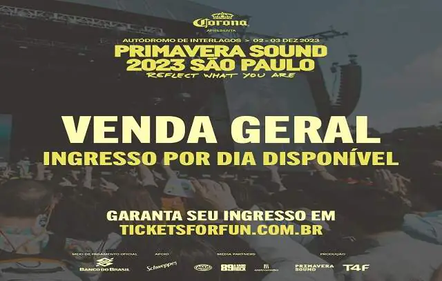 Primavera Sound São Paulo inicia venda geral de ingressos DIA