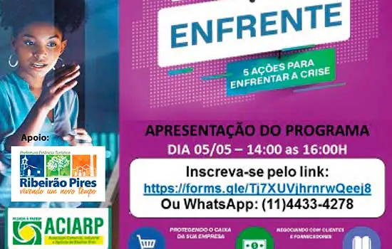 Sebrae promove programa de enfrentamento à crise da COVID-19 em Ribeirão Pires