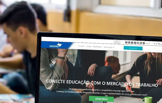 Aplicativo Seu Futuro Novotec orienta estudantes sobre carreiras digitais