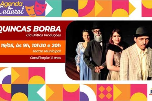 Teatro Municipal de Mauá será palco da peça Quincas Borba