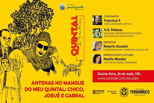 Live: Chico Science, Josué de Castro e João Cabral de Melo Neto na pauta do Pasárgada