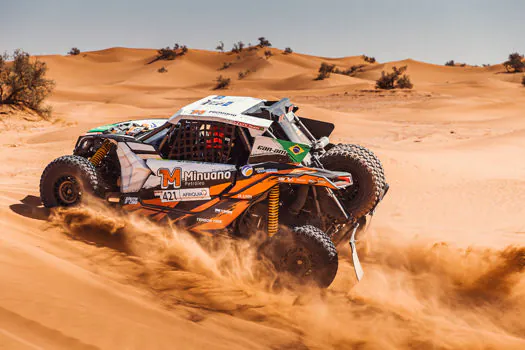 Rodrigo Luppi/Maykel Justo fecham em 3º nos UTVs no 1º dia do Rally do Marrocos