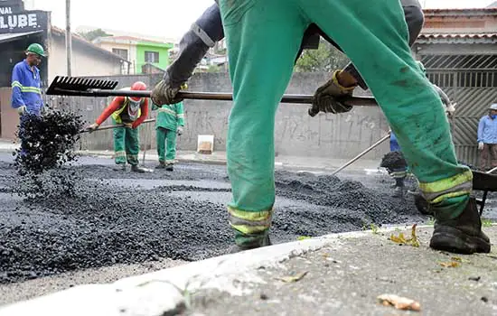 Diadema recapeou mais de 122 mil m2 de vias públicas nos últimos seis meses