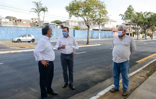 São Bernardo entrega recapeamento asfáltico de 105 ruas do Jordanópolis e Vila Vivaldi