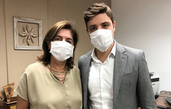 Thiago Auricchio se reúne com Dra. Regina Maura e conhece novos projetos para a FUABC