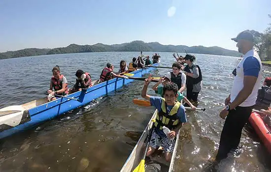 Projeto Remando para a Vida recolhe 350 kg de lixo da Represa Billings