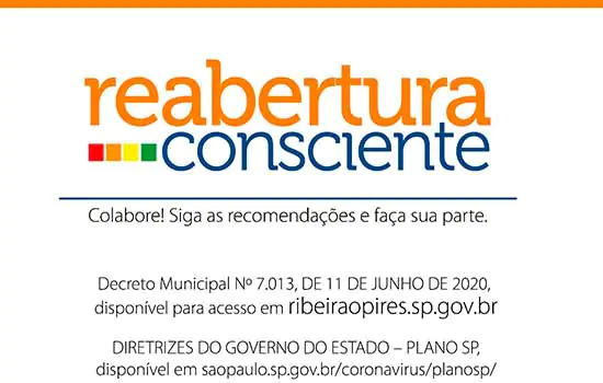 Ribeirão Pires terá reabertura gradativa do comércio a partir de 15/06