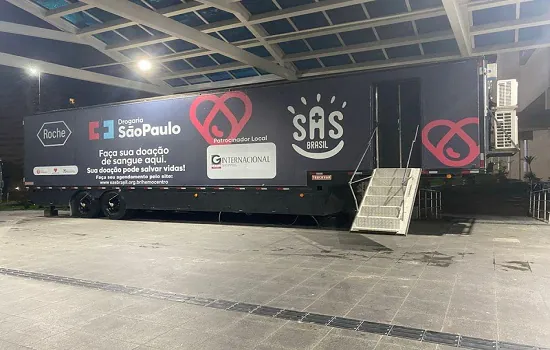 Hemocentro itinerante SAS Brasil estará em Osasco (SP) no dia 22 de março