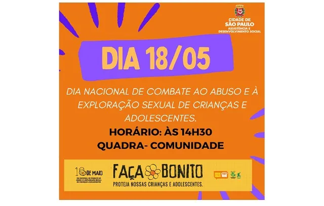 Sefras realiza ação em prol ao combate ao abuso à exploração sexual infantil_x000D_