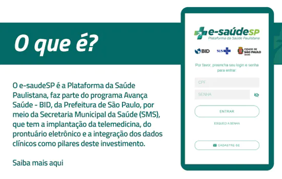 Aplicativo e-saúdeSP aproxima usuários da telemedicina no SUS da capital