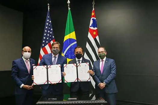 Governo de SP assina acordo de cooperação com Estados Unidos