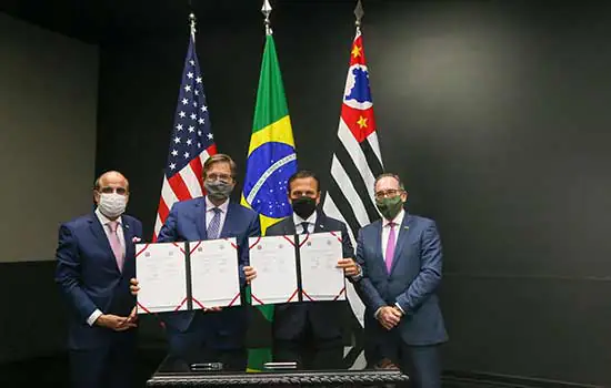 Governo de SP assina acordo de cooperação com Estados Unidos