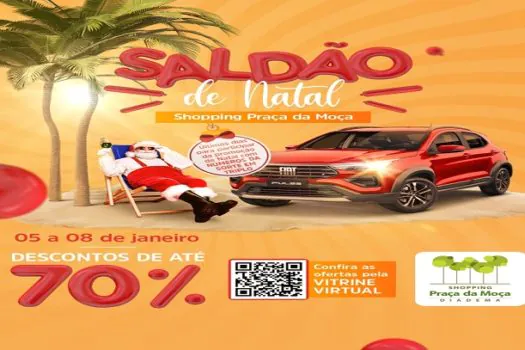 Shopping Praça da Moça realiza “Saldão de Natal”