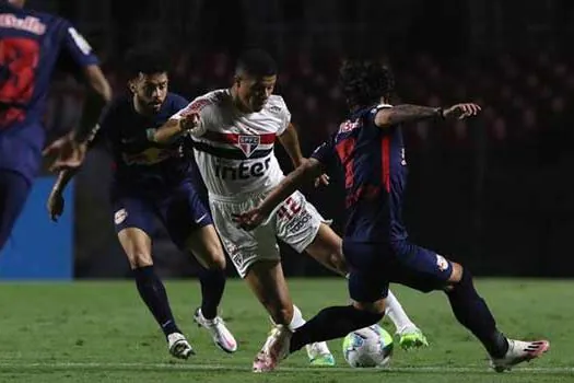 Em jogo com 2 pênaltis perdidos, São Paulo apenas empata com o Bragantino