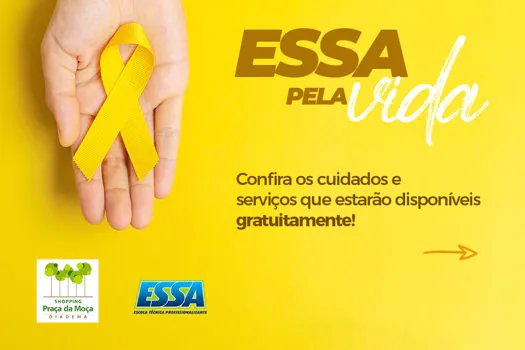 Atividades voltadas à saúde encerram Setembro Amarelo no Shopping Praça da Moça,em Diadema