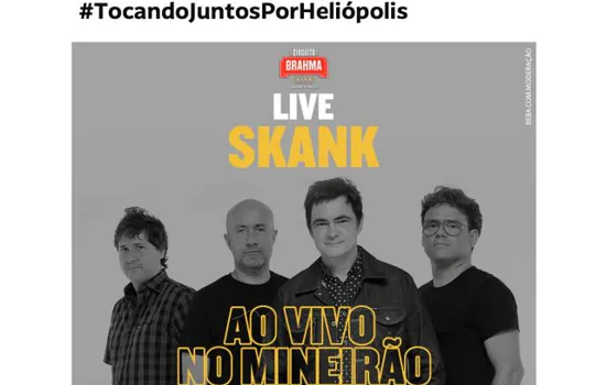 Skank anuncia live para arrecadar doações para o Instituto Baccarelli