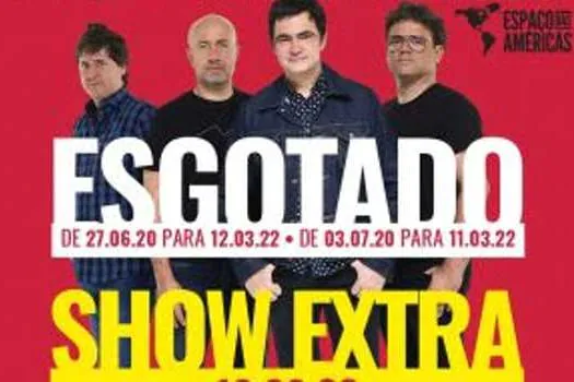 Últimos ingressos para o show do Skank no Espaço das Américas