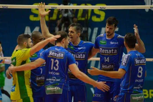 Superliga masculina 19/20: Vôlei Renata termina com invencibilidade do Sesc RJ