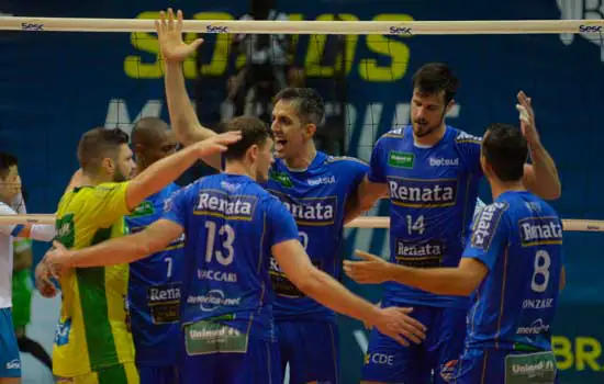 Superliga masculina 19/20: Vôlei Renata termina com invencibilidade do Sesc RJ