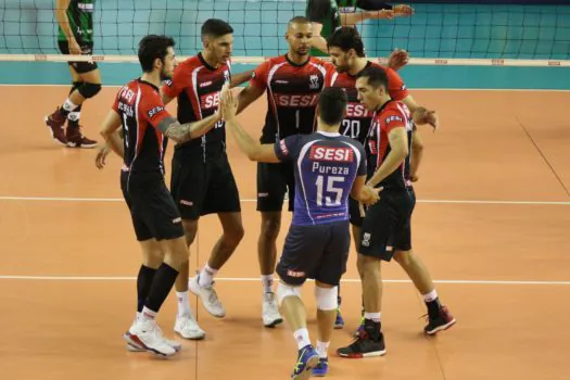 Superliga Masculina 19/20: Sesi-SP e Sesc RJ fazem confronto de segundo contra terceiro