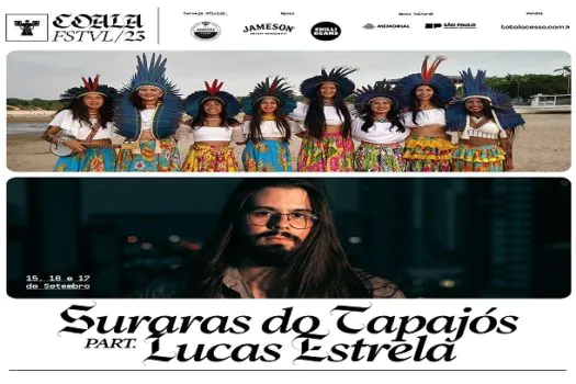 Coala Festival acolhe carimbó com Suraras do Tapajós e Lucas Estrela e hits de Simone