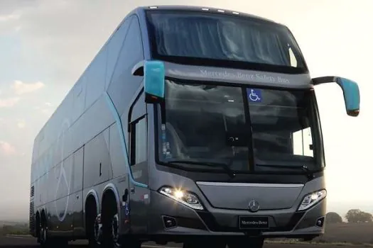 Câmbio favorável – ônibus rodoviários O500 Mercedes Benz com transmissão automatizada