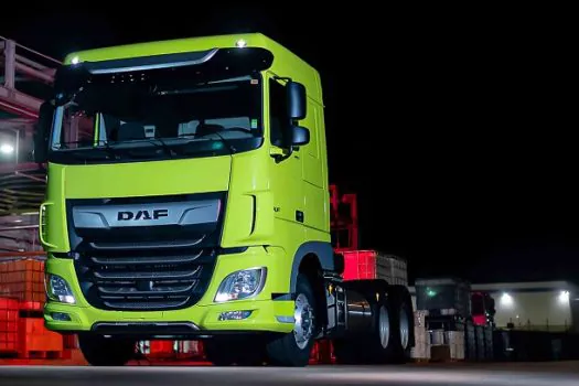 Um novo tom: DAF lança cor Apple Green para sua linha de caminhões