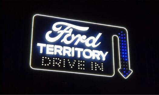 Ford tem cinema e futebol de graça para proprietários da marca no Territory Drive-in