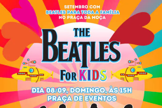 Beatles para Crianças se apresenta no Shopping Praça da Moça