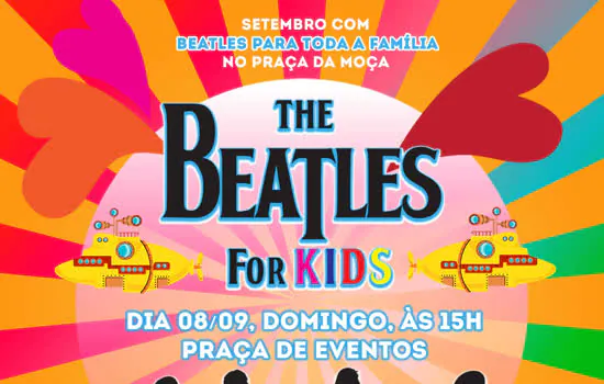 Beatles para Crianças se apresenta no Shopping Praça da Moça