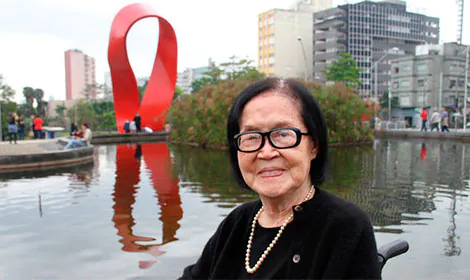 Mundo das artes perde uma grande artista: Tomie Ohtake