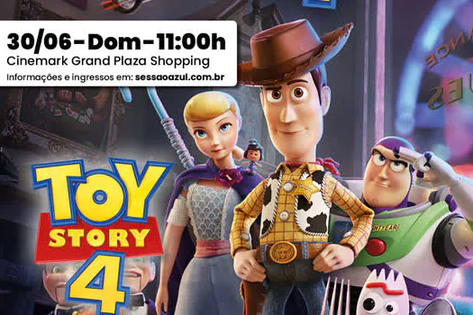 Grand Plaza Shopping recebe “Sessão Azul” com o filme Toy Story 4