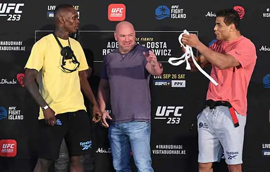 Sábado de UFC 253: Adesanya x Costa