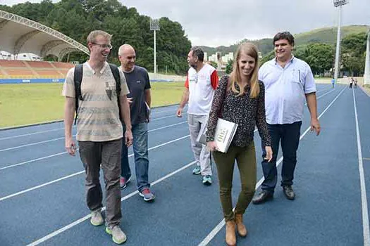 Delegação da Eslovênia visita Centro de Atletismo de São Bernardo